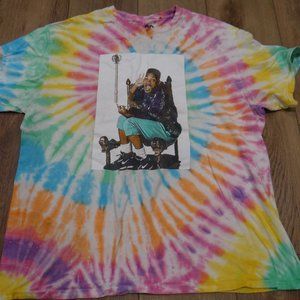 Will Smith Fresh Prince Short Sleeve Graphic Tie Dye T-Shirt ~ Size L